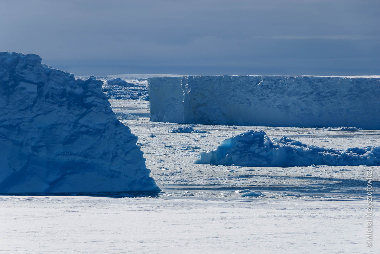 Ice bergs in Windy Bay