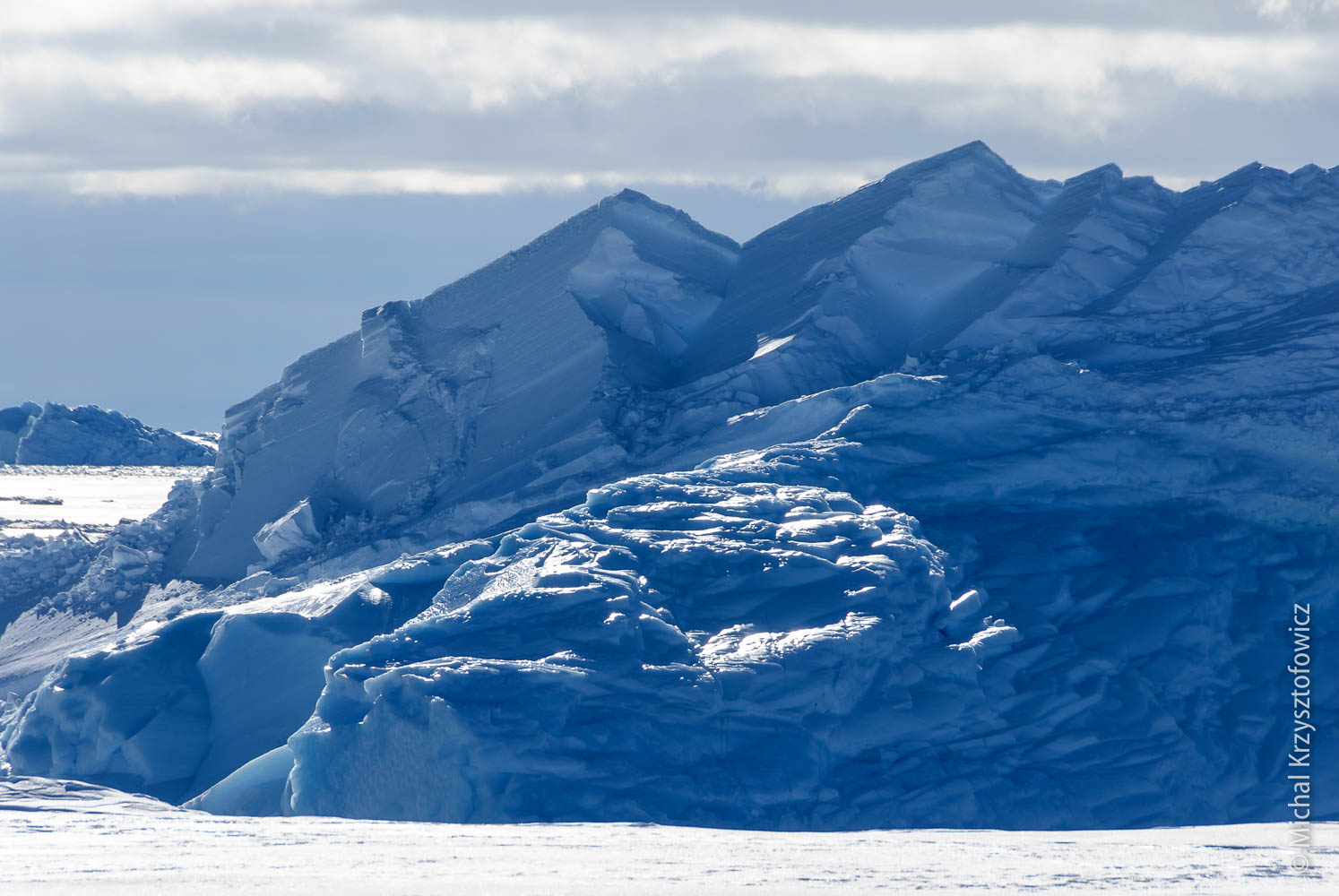 Ice bergs in Windy Bay
