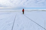 Abseiling to the Sea Ice