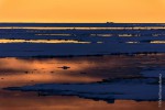 Sunset in Antarctic waters