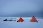Setting up camp