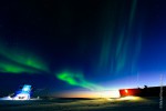 Aurora Australis over Halley