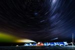 Star Trails over Halley