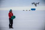 Using the drone to film the Halley move