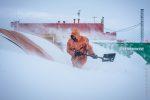Digging out the Temporary Camp after the blow