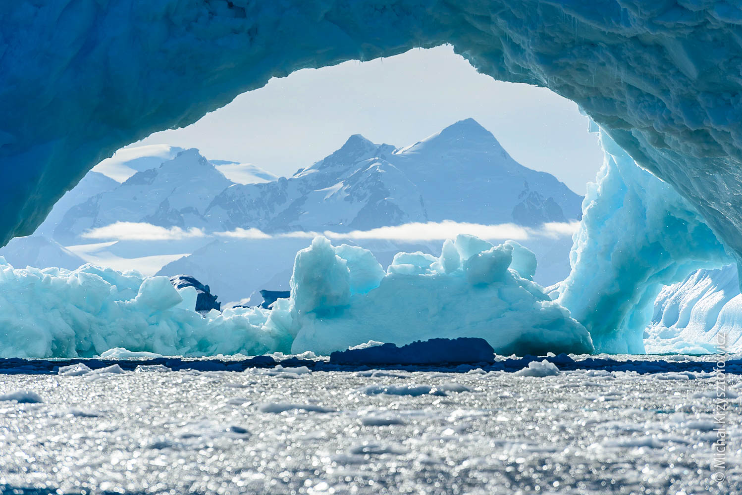 The arch in the iceberg