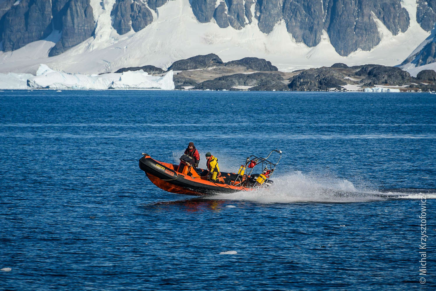 Boat returning to base after SAR duty