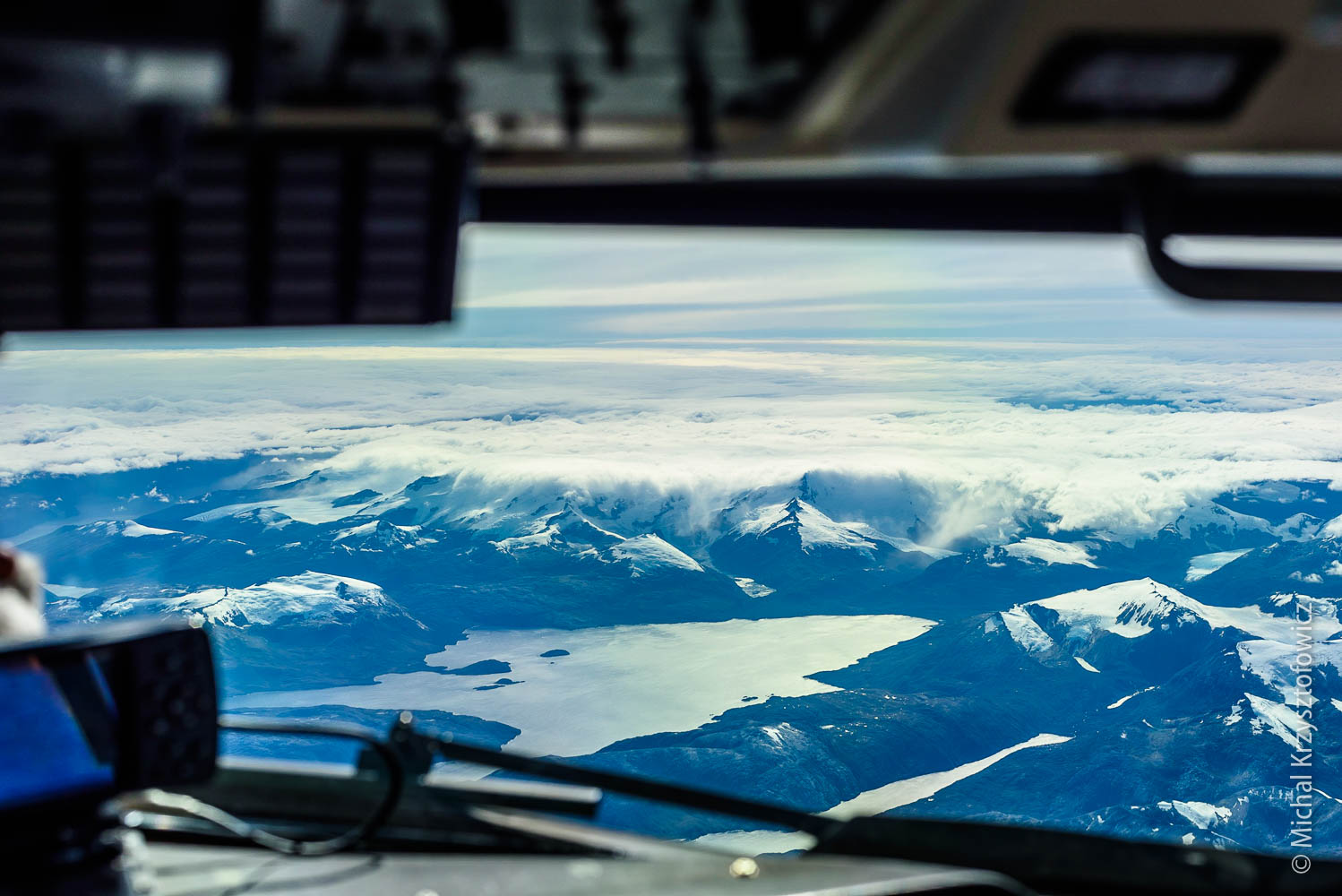 A pilot's view of Tierra del Fuego